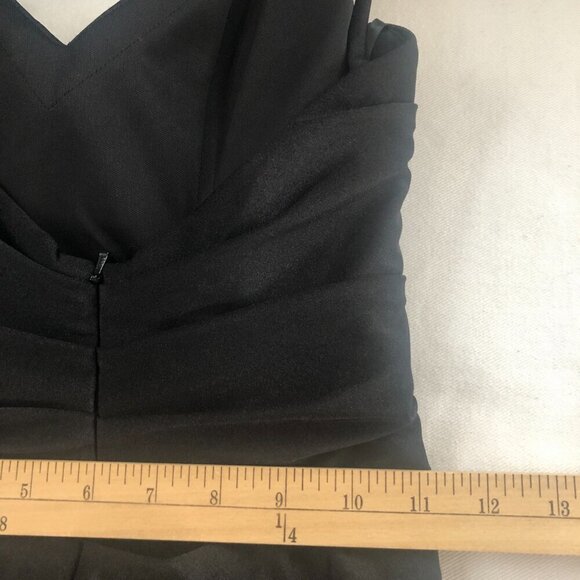 La Femme Black Sleeveless Maxi Dress Size 0 NWT - Picture 7 of 11